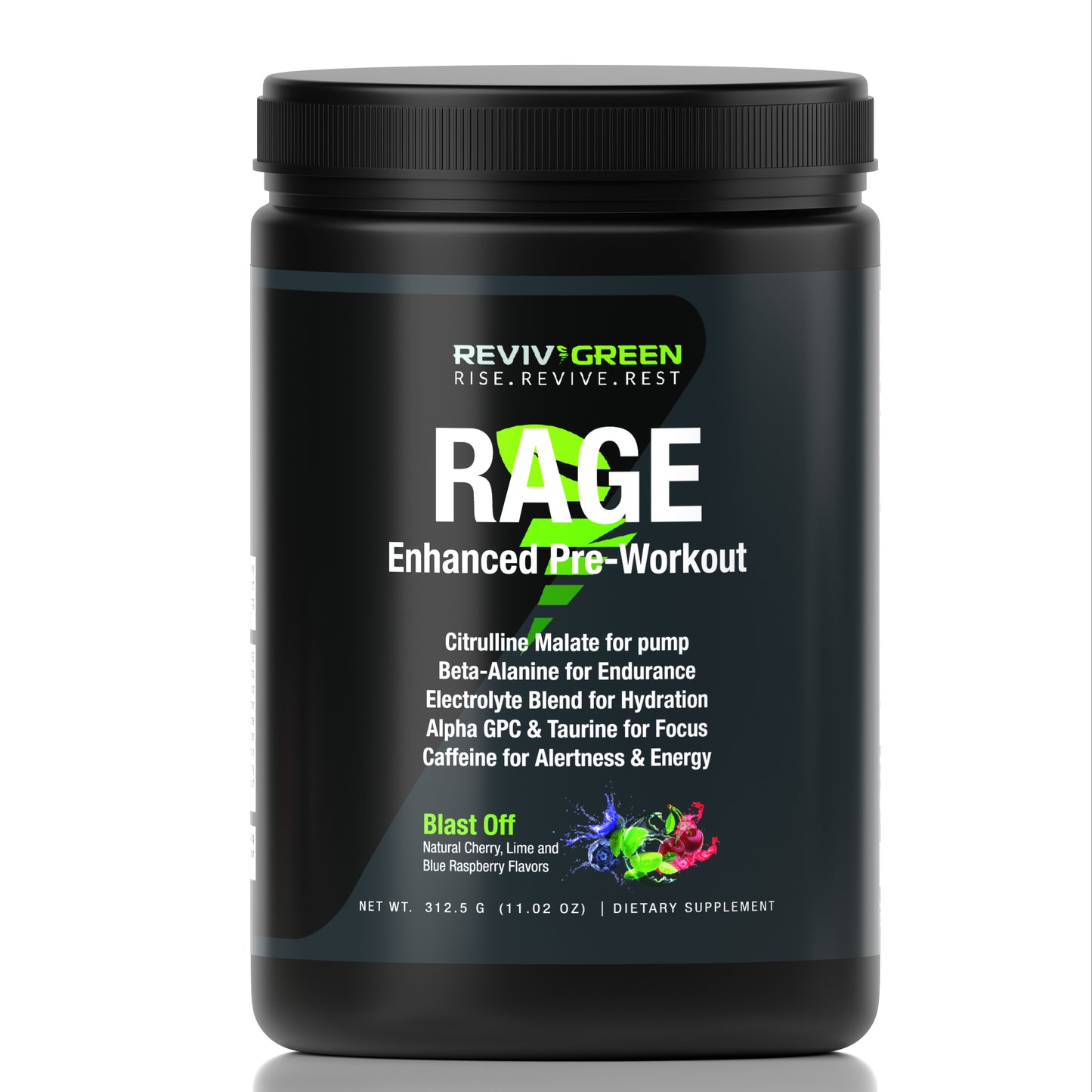 Rage Enhanced Pre-Workout Powder