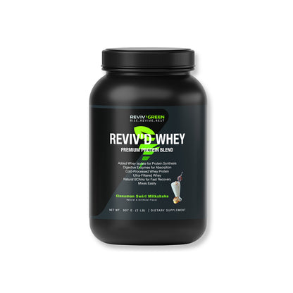 REVIV'D WHEY 2lb 100% Whey Isolate Vanilla – 30 servings